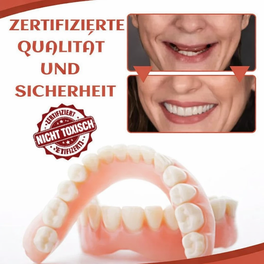 Denture Cushion Pads, Soft Silicone Liners for Upper & Lower Dentures, Non-Slip Comfort Fit