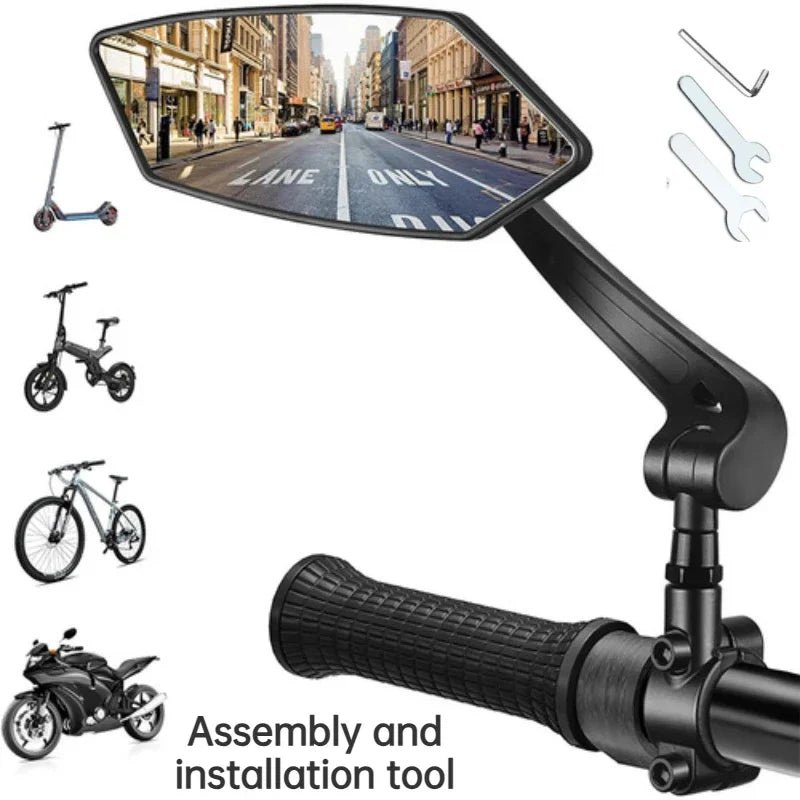 RUNDUMBLICK Adjustable Bicycle Rearview Mirror