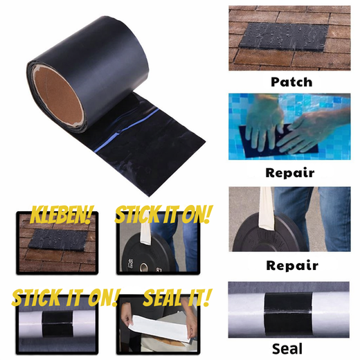 Waterproof Repair Tape, Extra Strong Leak Sealing Tape for Pipes, Hoses, Roofs & Buckets