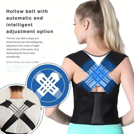Posture Corrector for Men & Women, Adjustable Back Straightener for Shoulders, Neck & Upper Back