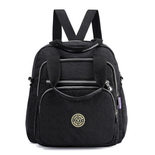 Convertible Backpack Purse, Water-Resistant Nylon Bag Worn as Backpack, Crossbody or Handbag