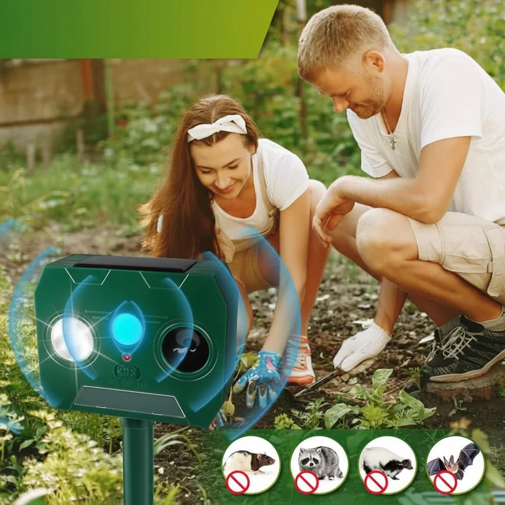 Ultrasonic Animal Repeller Effective Protection Against