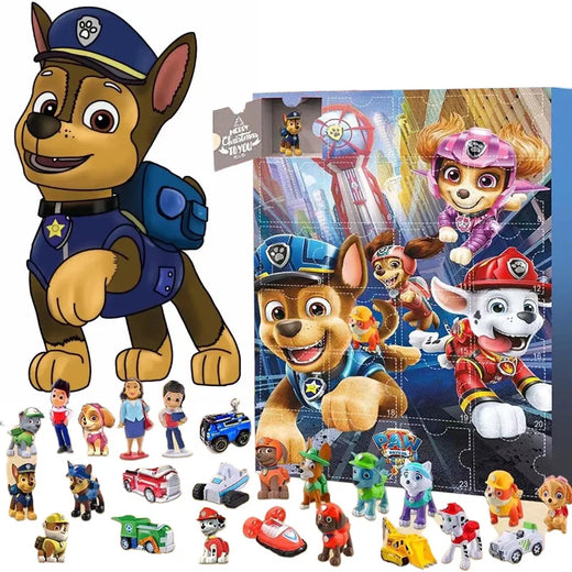 Kids Advent Calendar with 24 Surprise Figures, Christmas Countdown for Children