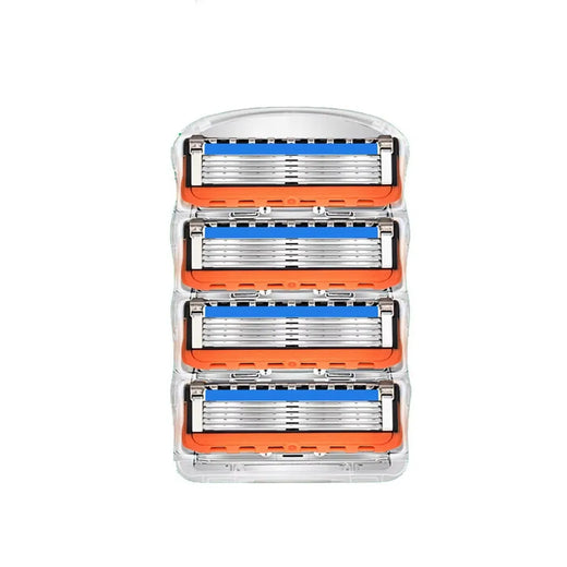 Men's Razor, Manual Shaving Razor with 5-Layer Stainless Steel Blades & Ergonomic Handle