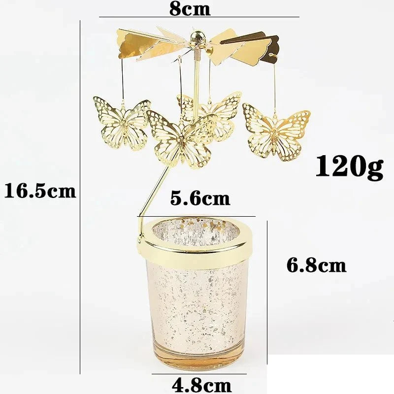 ROMANIVA Metal Candle Holder