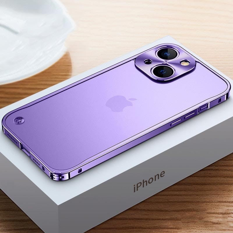 Aluminium iPhone Case, Lightweight CNC-Machined Metal Bumper
