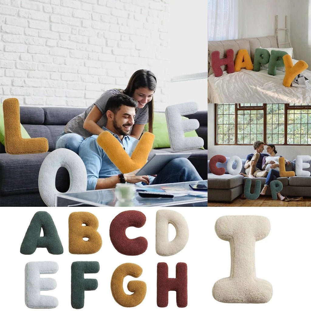 MONOGRA Velvet Letter Cushion