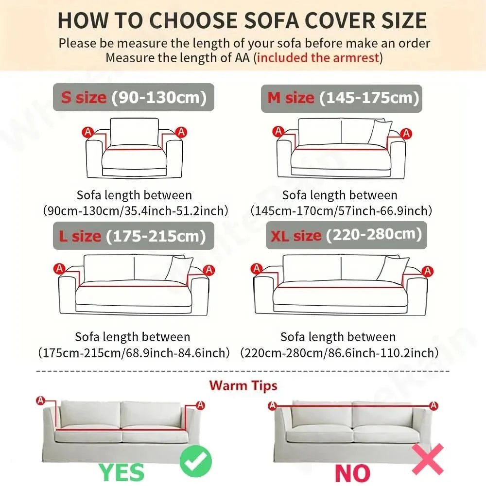 COUCHWRAP Non-Slip Sofa Cover