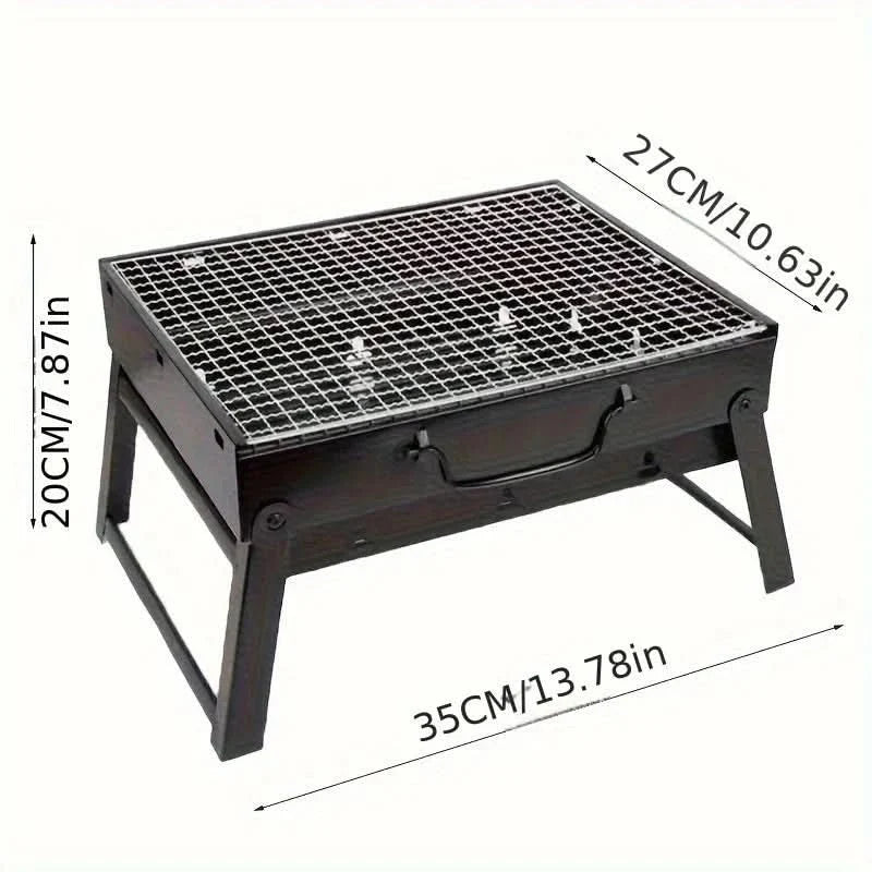 CAMPFLARE Stainless Steel Charcoal Grill