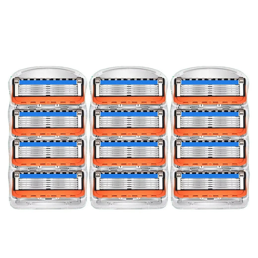 Men's Razor, Manual Shaving Razor with 5-Layer Stainless Steel Blades & Ergonomic Handle