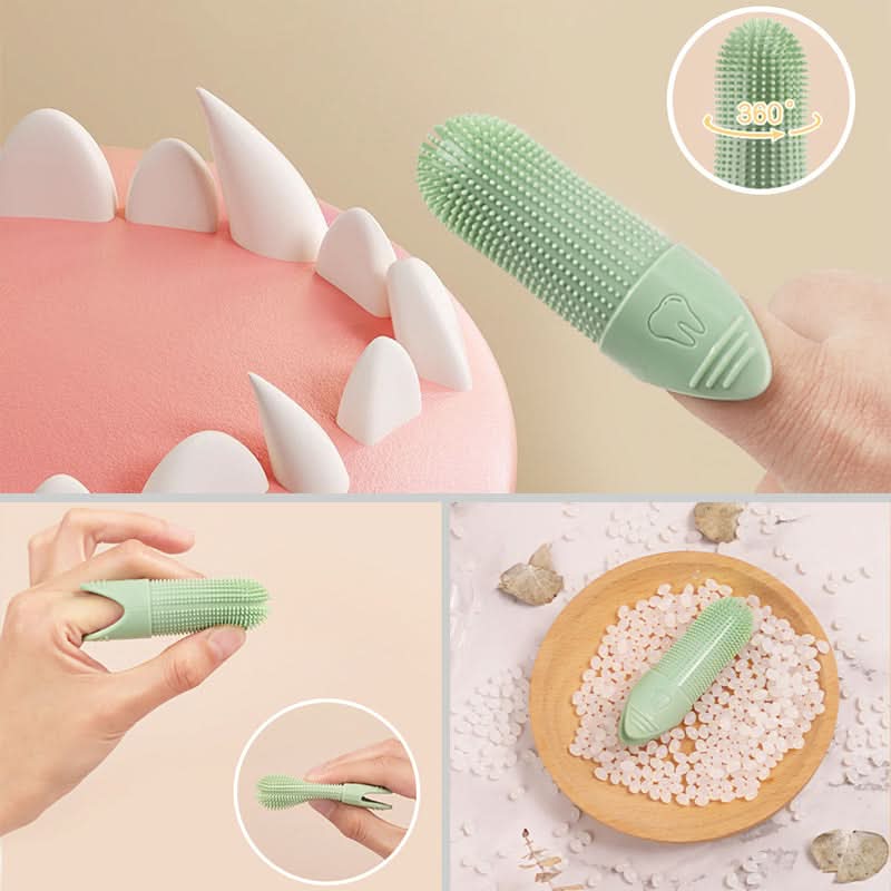 DENTEEZ 360 Finger Toothbrush for Dogs & Cats