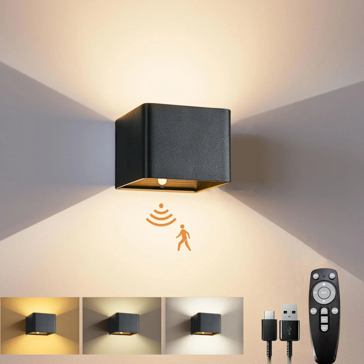 SENSEARC Wireless LED Wall Light