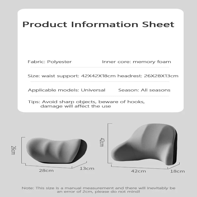 VIBRAREST Electric Neck & Lumbar Support Cushion