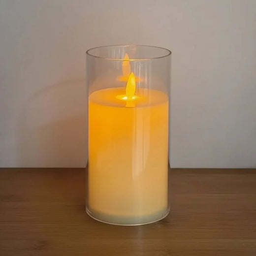 Rechargeable LED Candles Flameless, Flickering LED Candle for Home Decor, Battery Candles in 3 Sizes