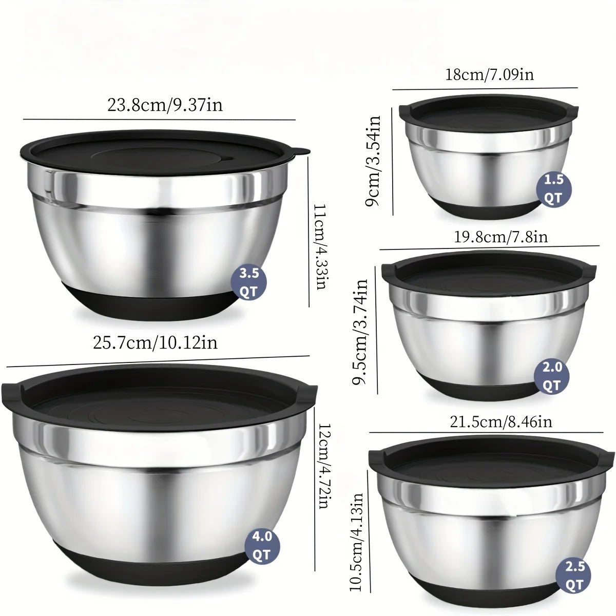 BOWLUX MIXSTACK Airtight Bowls