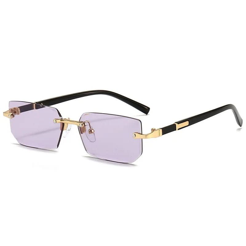 SUNEDGE Rectangular Frameless Sunglasses
