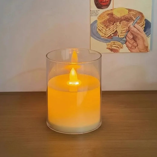 Rechargeable LED Candles Flameless, Flickering LED Candle for Home Decor, Battery Candles in 3 Sizes