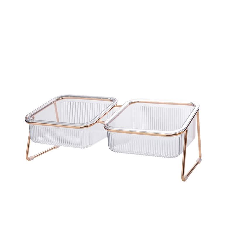 PETCHIC Raised Food Bowl for Cats & Small Dogs