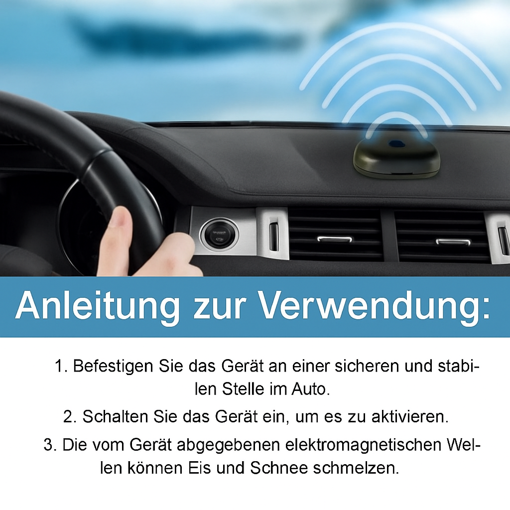 Car Windshield De-Icer, Scratch-Free & Instant