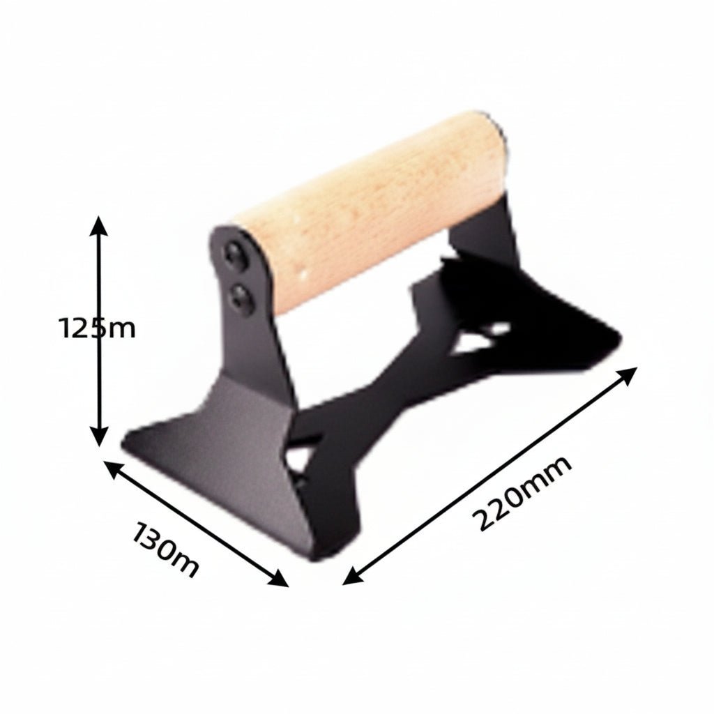 POWERGRIP Ergonomic Wooden Parallettes