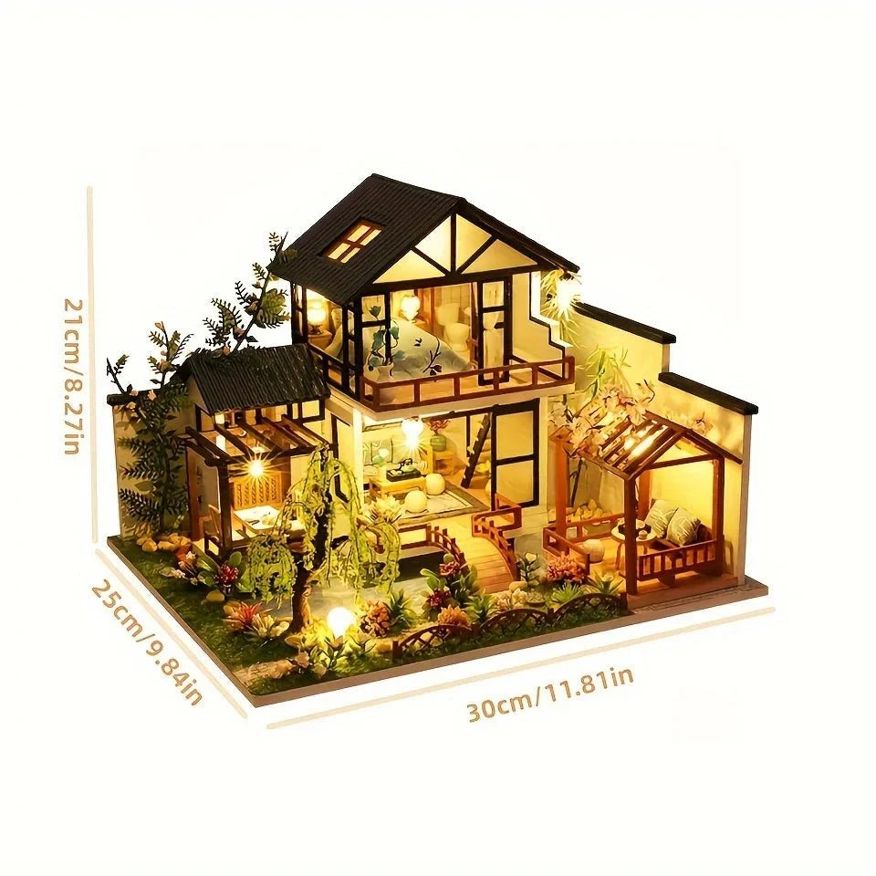 HOBBIX Mini Wooden House Kit