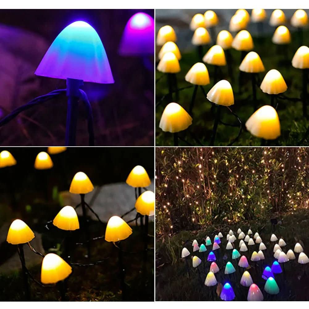 LUMINA MUSHROOM Solar-powered LED Lights