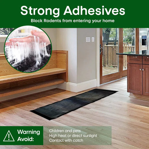 Rat Glue Trap, Extra Strong Odorless Sticky Trap for Large Rodents in Basements, Garages & Kitchens