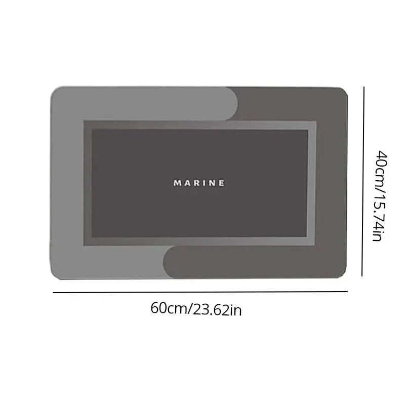 DryHaven Super Absorbent Bathroom Mat 40