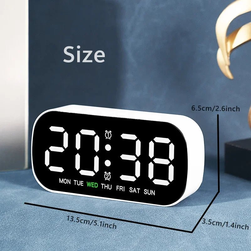 DAYFLOW Digital LED Alarm Clock