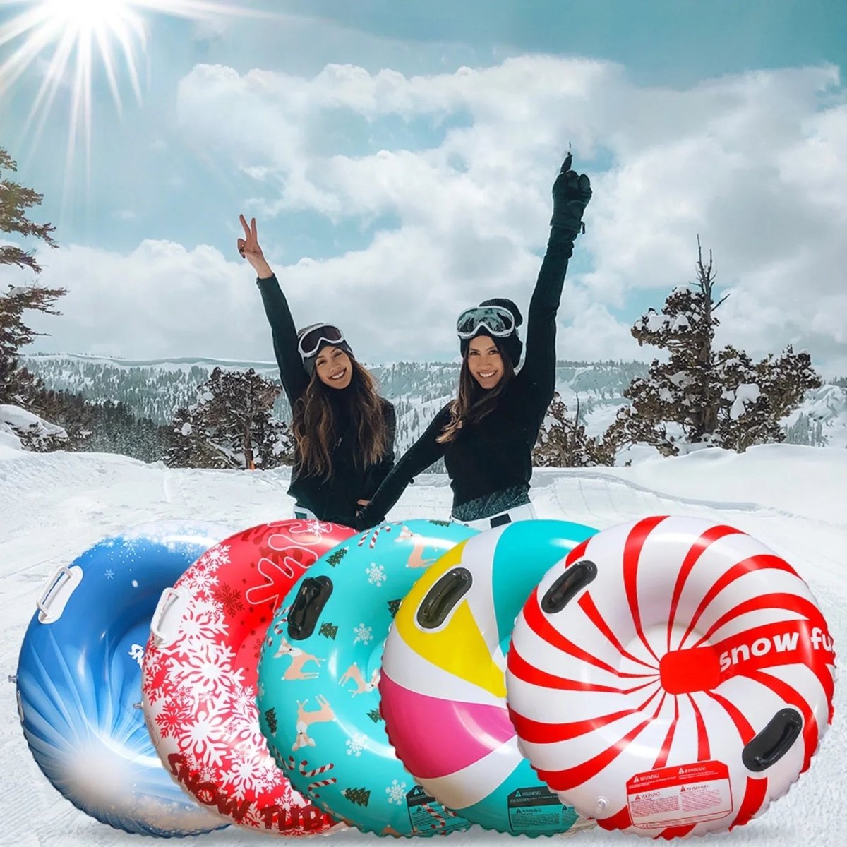 BLIZZTORQ Inflatable Snow Tire