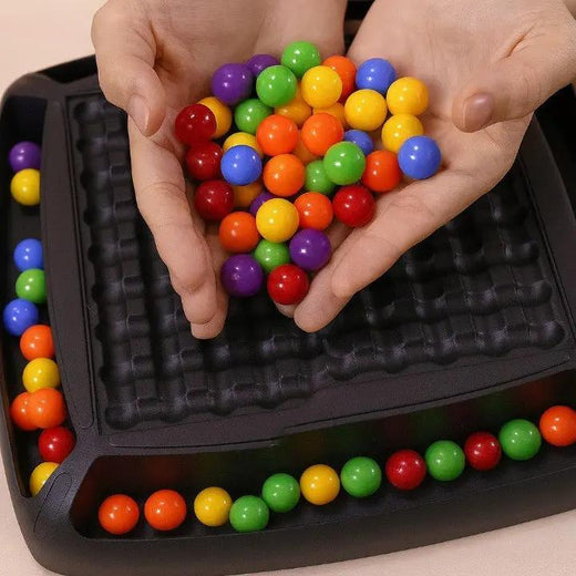 Family Strategy Game, Screen Free Logic & Focus Game with 80 Colored Balls for Ages 4+