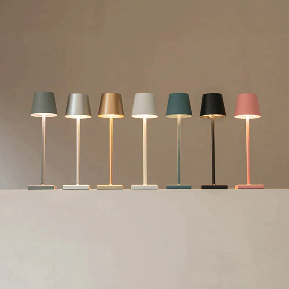 Minimalist Table Lamp, Dimmable LED