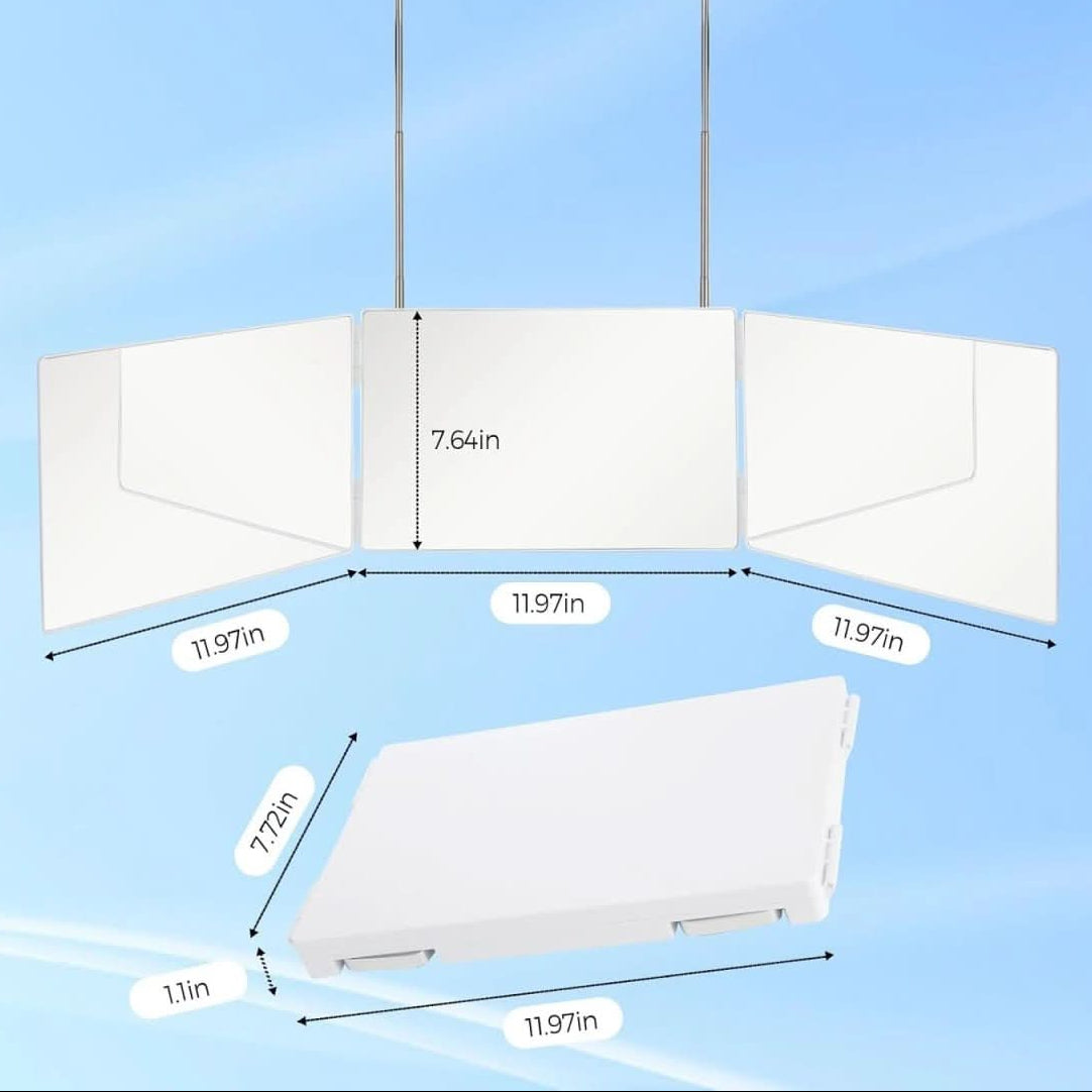 TRIFLEX Mirror Foldable 3-way Mirror