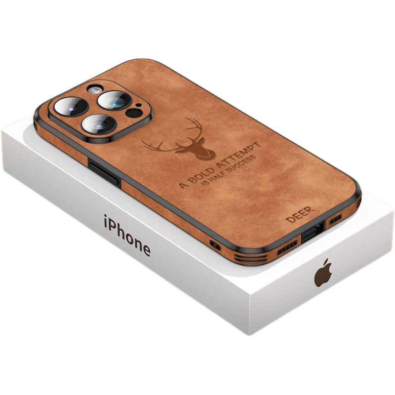 LuxeShield Leather Iphone Case