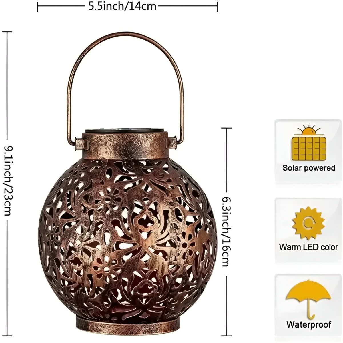 LUMINA GARDEN Vintage Solar Light