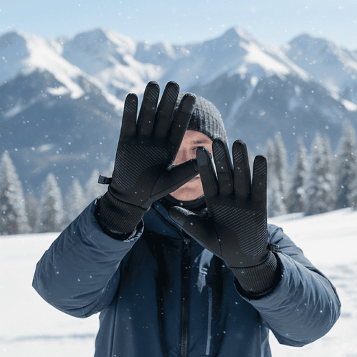 Fleece Winter Gloves Touchscreen Water Resistant, Warm Winter Gloves for Women & Men