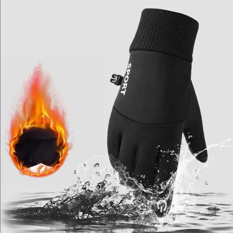 Fleece Winter Gloves Touchscreen Water Resistant, Warm Winter Gloves for Women & Men