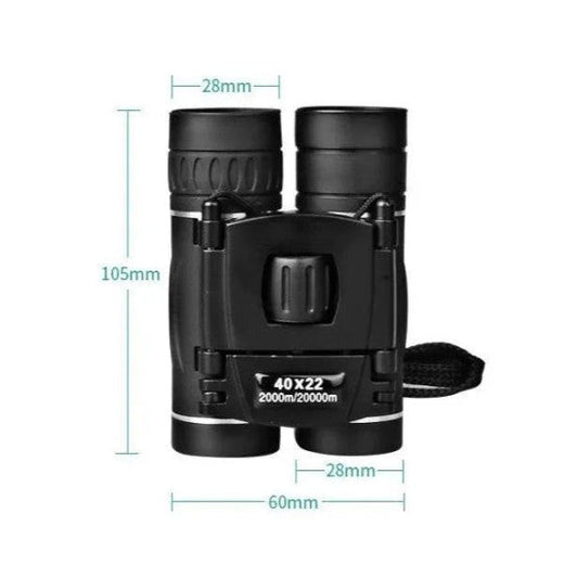 HD Binoculars, 40x22 Long Range Zoom Binoculars for Hiking, Camping, Hunting & Travel