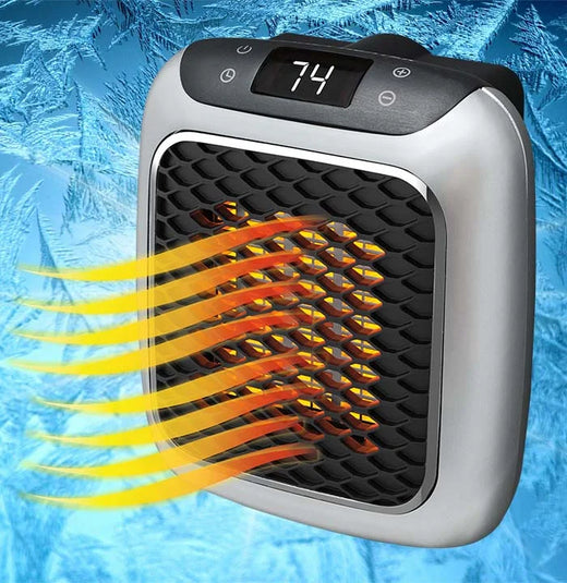 Portable Space Heater, Fast Heating Electric Room Heater with Timer & Tip-Over Protection