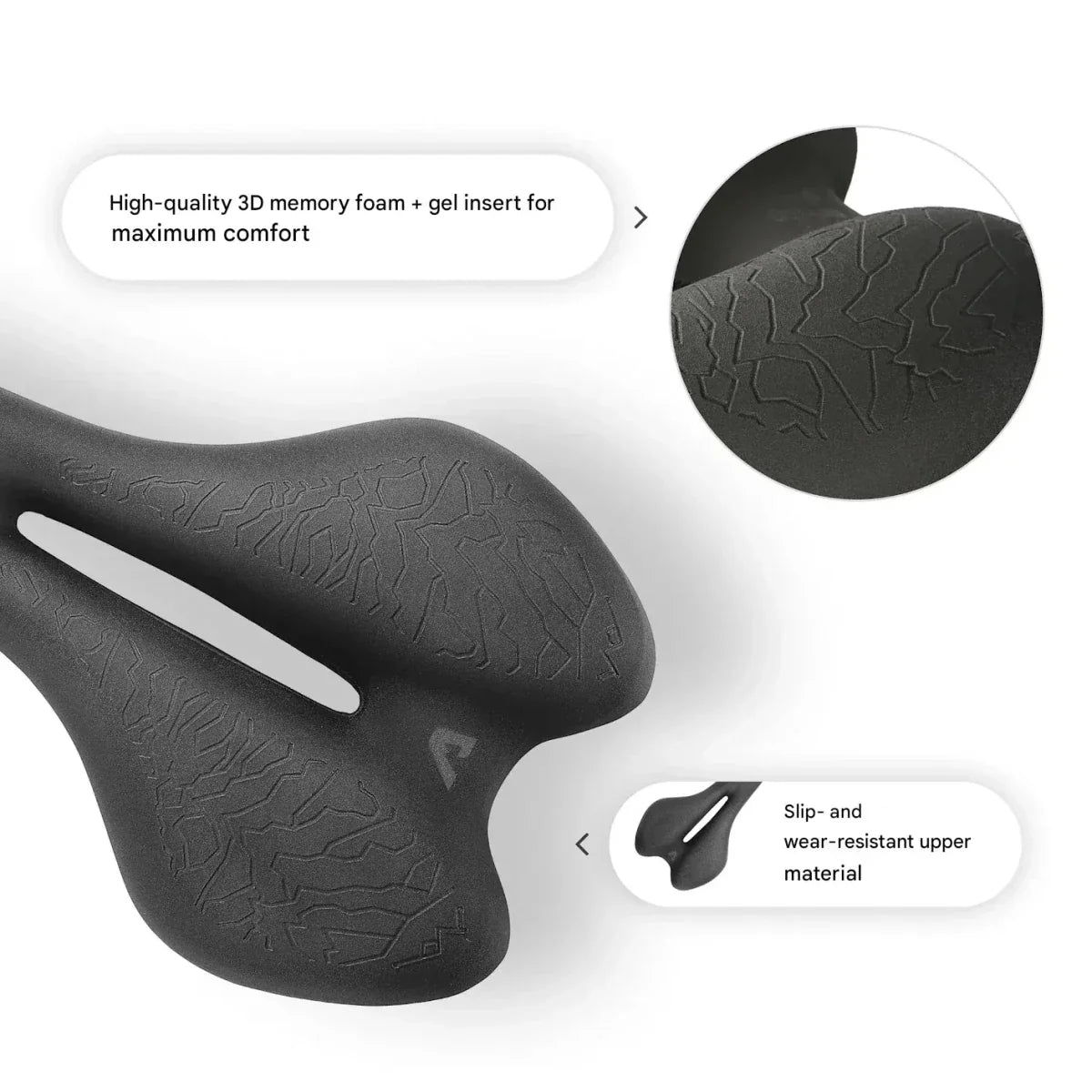 VELOMEMO Ergonomic Bicycle Saddle