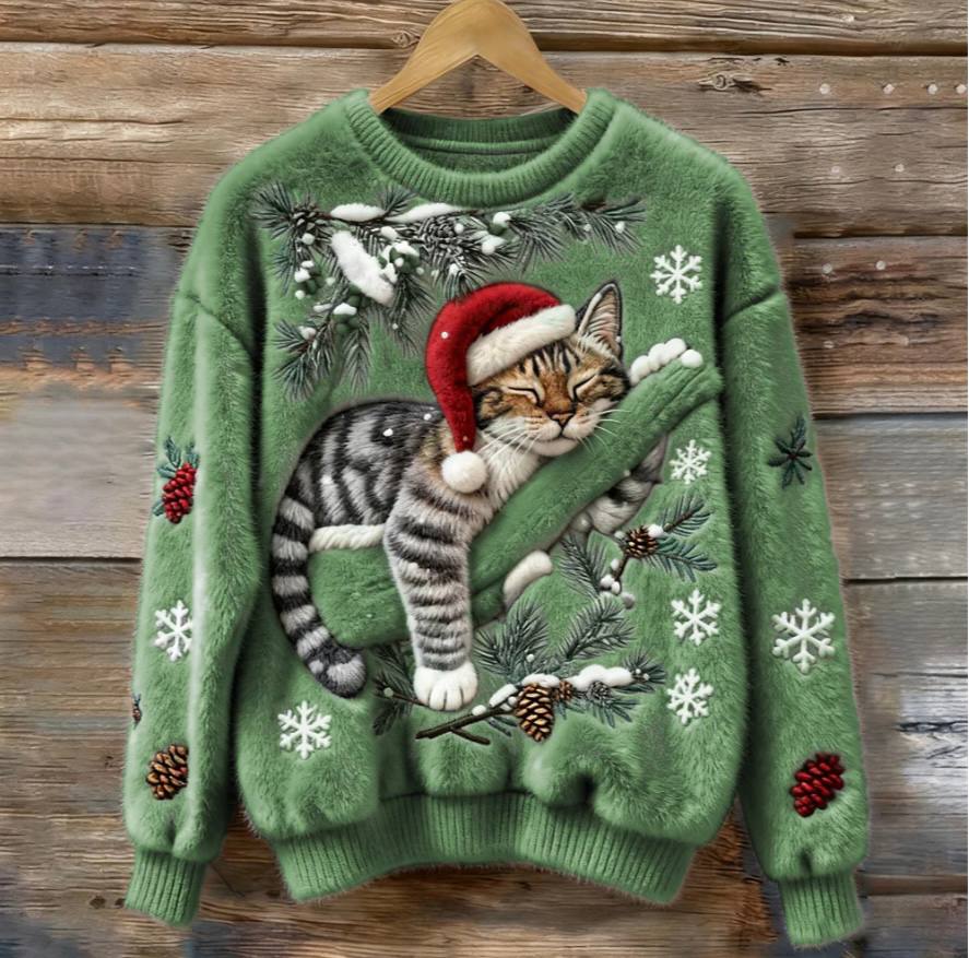 Cat Christmas Sweater – photo 7