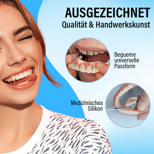 Denture Fit Pads, Soft Silicone Cushions for Loose Dentures, Universal Fit for a More Stable Feel