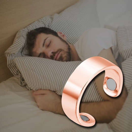 Anti Snoring Ring, Silicone Acupressure Ring Worn on the Little Finger for Quieter Sleep
