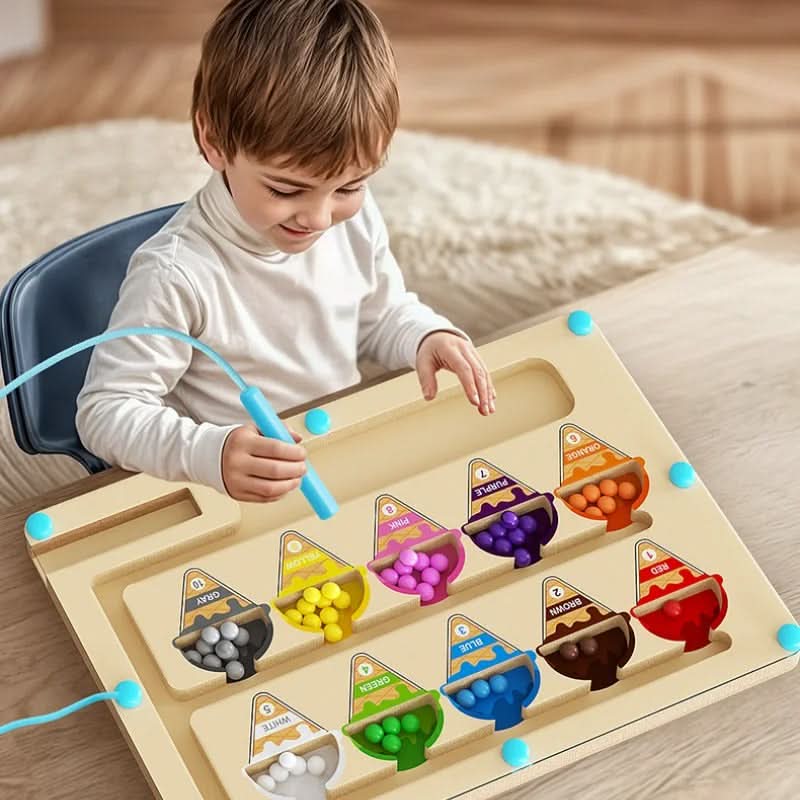 ColorQuest Magnetic Colour and Number Game