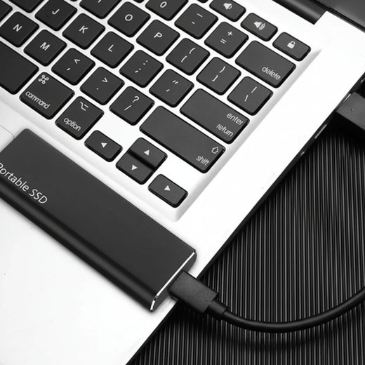 External Hard Drive 4TB, Ultra Thin USB C Portable SSD Storage for Laptop & PC