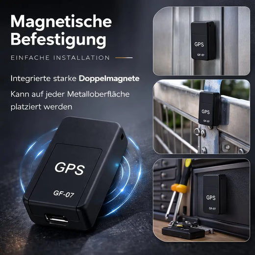 Mini GPS Tracker, No Subscription Real Time Car Tracker with Strong Magnet for Vehicles & Luggage