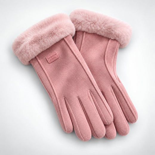 Women's Winter Gloves, Warm Sheepskin Lined Touchscreen Gloves for Hiking, Driving & Daily Wear