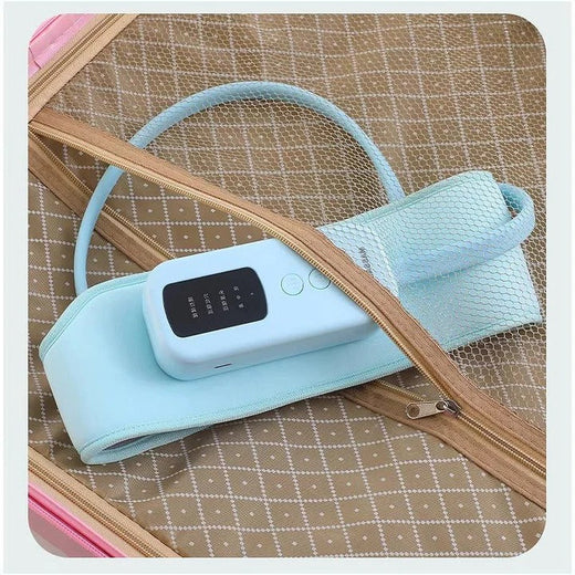 Head Massager, Heated Air Compression Massager for Temples & Forehead, Rechargeable & Adjustable