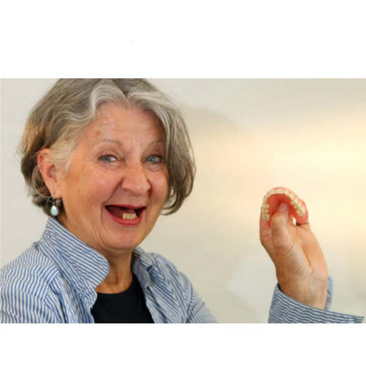 Heat and Fit Dentures, Moldable Upper & Lower Cosmetic Denture Set