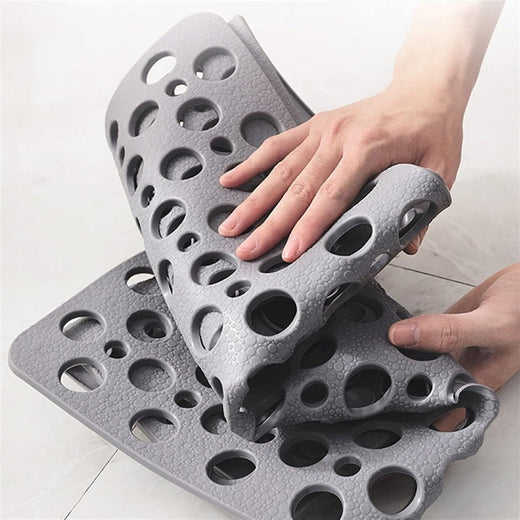 Antibacterial Shower Mat, Non-Slip Bath Mat for Wet Floors, Easy to Clean in 6 Colors & 4 Sizes